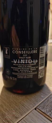 Languedoc a Roussillon Pays d'Oc Domaine La Conseillère 2022