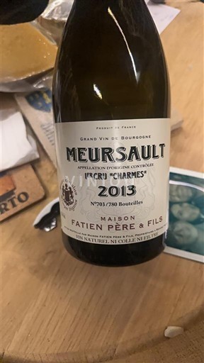 Burgundy Not Specified Premier Cru Maison Fatien Père & Fils Charmes 2013