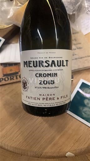 Burgundija Meursault Fatien Père & Fils Cromin 2018