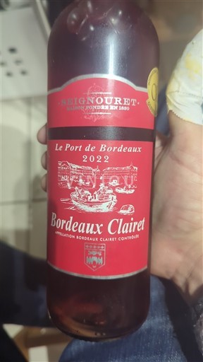 Bordeaux Bordeaux Clairet Seignouret Le Port de Bordeaux 2022