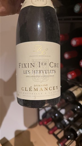 Burgundy Not Specified Premier Cru Domaine Clémancey Les Hervelets 2010