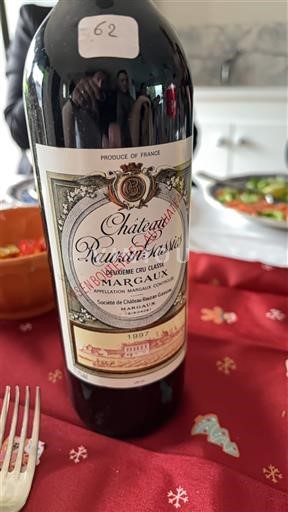 Bordeaux Margaux Grand Cru Château Rauzan-Gassies 1997