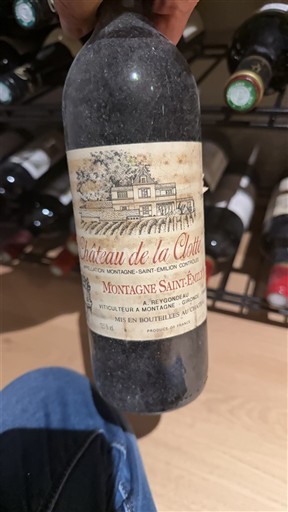 Bordeaux Montagne-Saint-Émilion Château La Clotte 1990