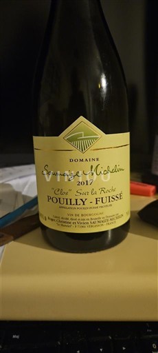 Burgundy Pouilly-Fuissé Domaine Saumaize-Michelin Clos Sur la Roche 2017