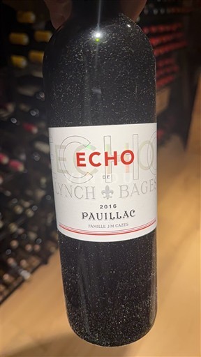 Bordeaux Pauillac Lynch-Bages Echo 2016