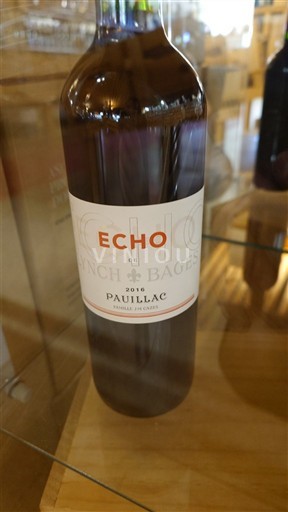 Bordeaux Pauillac Lynch-Bages Echo 2016