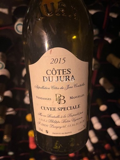 Jura Côtes-du-jura PHILIPPE BUTIN Spéciale 2015