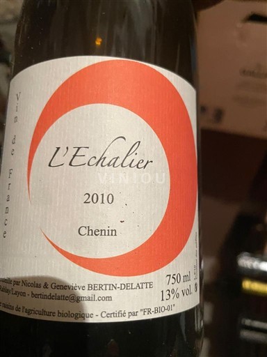Valle del Loira No especificado Bertin-Delatte L'Echalier 2010