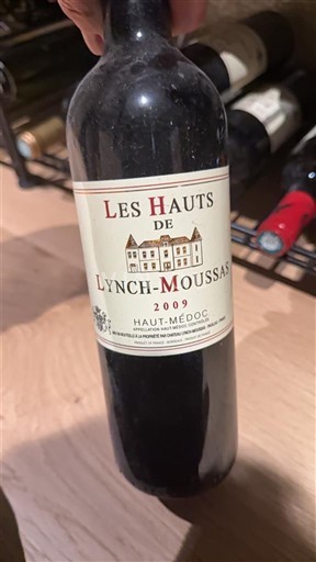 Bordéus Haut-Médoc Lynch-Moussas Les Hauts de Lynch-Moussas 2009