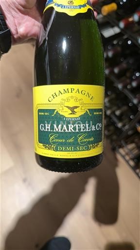 Champanhe G.H. Martel & Co Cœur de Não Sazonado