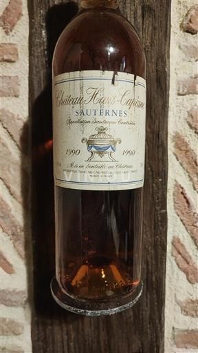 Burdeos Sauternes Château Haut-Caplane 1990
