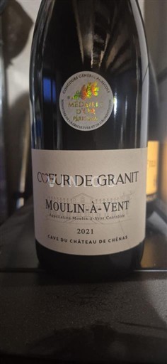 Beaujolais Moulin-à-vent Château Cave du Château de Chénas Cœur de Granit 2021