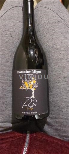 Lorraine Côtes de Toul Domaine Migot Vin Gris 2022