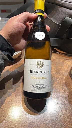 Burgundsko Mercurey Philippe et Claude L'Or des Ducs 2022