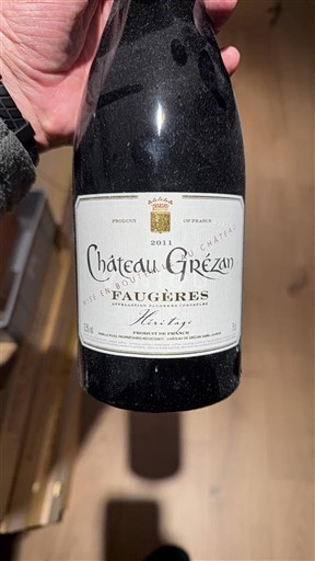 Langvedok Faugères Château Grézan Héritage 2011