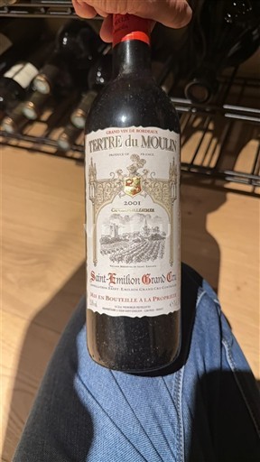 Bordeaux Saint-Émilion Grand Cru Grand Cru Tertre du Moulin 2001
