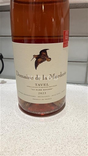 Rhônen laakso Tavel Domaine La Mordorée La Dame Rousse 2023