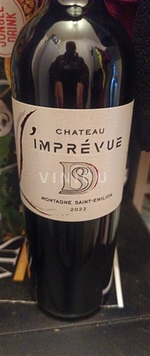 Bordeaux Montagne-saint-émilion Château Imprévue 2022