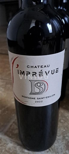 Bordo Montanja Sen Emilion Château Imprévue 2022