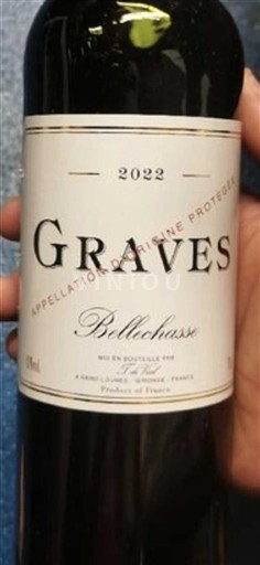 Bordeaux Graves Bellechasse 2022