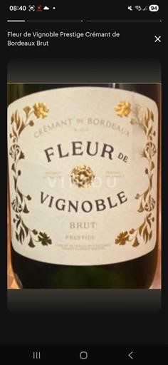 Bordéus Crémant-de-Bordeaux Fleur de Vignoble Prestige Não Sazonado