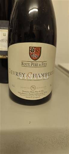 Bourgogne Gevrey-chambertin Roux Père & Fils 2000