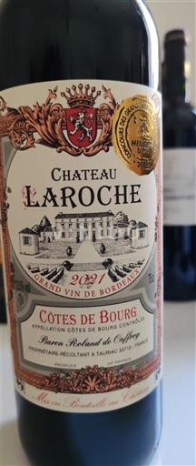Bordo Кот-де-Бур Château Laroche 2021
