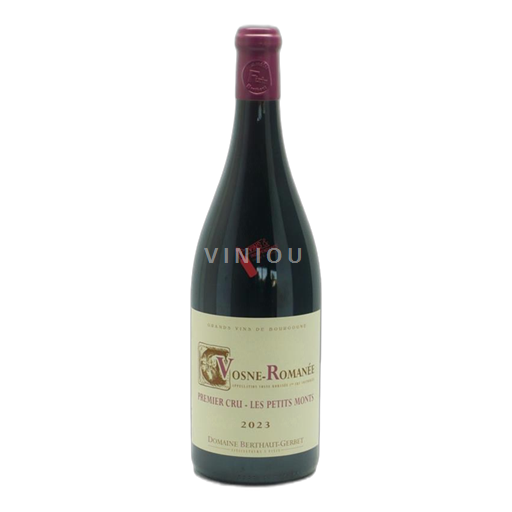Burgundi Vosne-Romanée Premier Cru Domaine Berthaut-Gerbet Les Petits Monts 2023