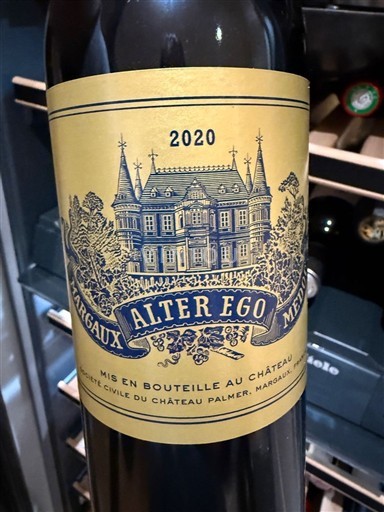 Bordeaux Margaux Château Palmer Alter Ego 2020