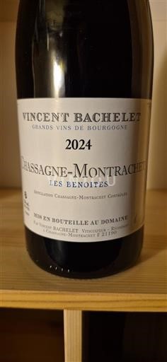 Burgundi Chassagne-Montrachet Vincent Bachelet Les Benoites 2024