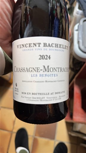 Burgundy Chassagne-Montrachet Vincent Bachelet Les Benoites 2024