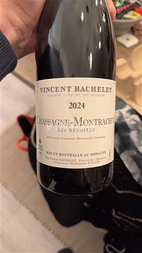Burgundia Chassagne-Montrachet Vincent Bachelet Les Benoites 2024