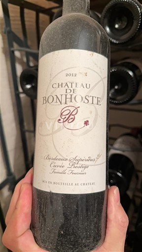 Bordéus Bordeaux Superior Château Bonhoste Prestige 2012