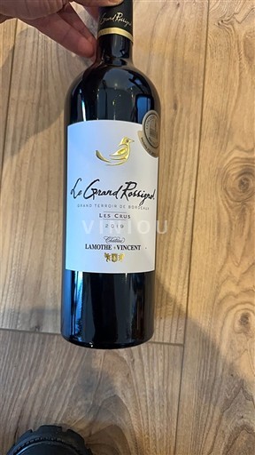 Burdeos Bordeaux Lamothe-Vincent Le Grand Rossignol Les Crus 2019