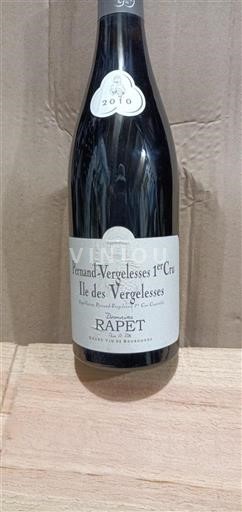 Burgundi Pernand-vergelesses Premier Cru Rapet Ile des Vergelesses 2010