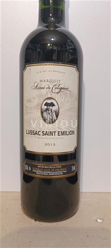 Bordeaux Lussac-Saint-Émilion Marquis Aime de Salignac 2013