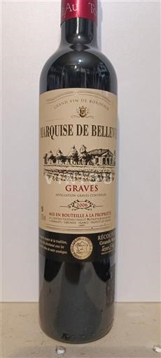 Bordeaux Graves Marquise de Bellevue 2006