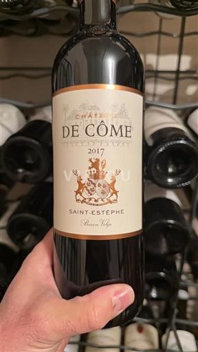 Bordéus Saint-Estèphe Château Côme 2017