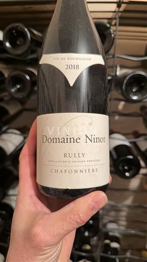 Bourgogne Rully Domaine Ninot Chaponnière 2018