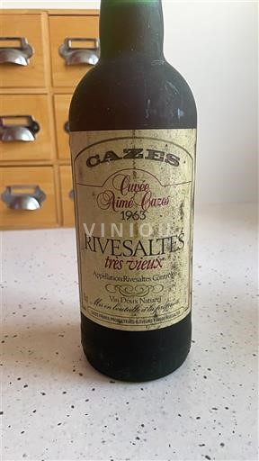 Roussillon Rivesaltes Cazes Aimé Cazes 1963