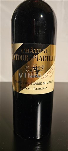 Bordeaux Pessac-Léognan Grand Cru Classé de Graves Château Latour-Martillac 2015