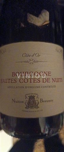 Burgundsko Nespecifikováno Nuiton-Beaunoy 2017 Neročník