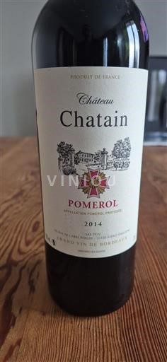 Bordeaux Pomerol Château Chatain 2014