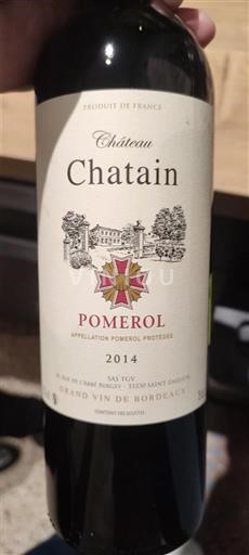 Bordéus Pomerol Château Chatain 2014