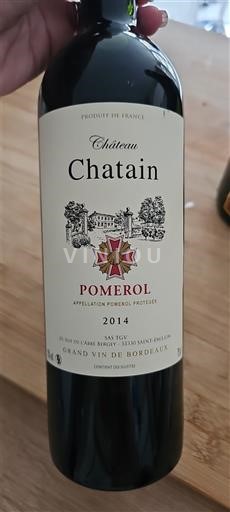 Burdeos Pomerol Château Chatain 2014
