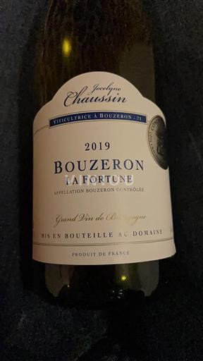 Bourgogne Bouzeron Jocelyne Chaussin La Fortune 2019