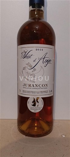 South West Jurançon Vent d'Ange 2014