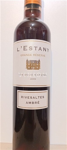 Roussillon Rivesaltes L'Estany Grande Réserve 2009