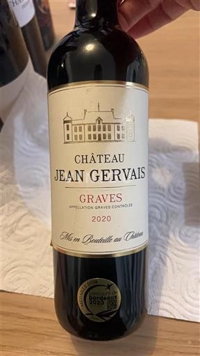 Bordeaux Graves Château Jean Gervais 2020