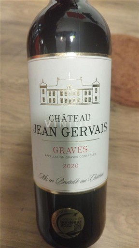 Bordeaux Graves Château Jean Gervais 2020